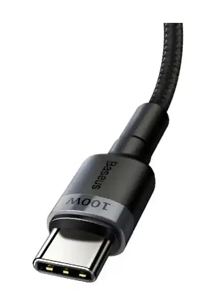 Baseus Cafule PD2.0 100W USB-C ve Ugreen örgülü hızlı şarj kablosu karşılaştırması
