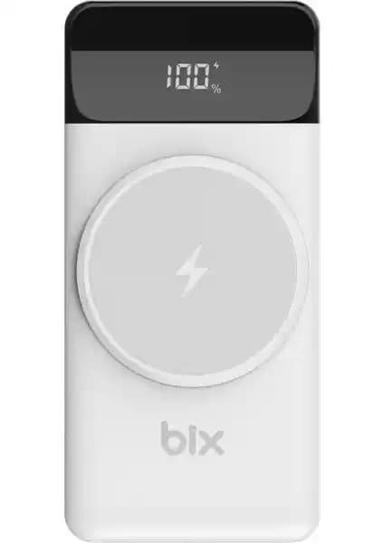 Bix PB102 Powerbank: MagSafe Uyumlu Kablosuz ve Hızlı Şarj Özellikleriyle Günlük Kullanım İçin Ideal