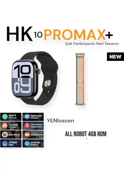 Bubitechh HK10 Pro Max+ ve Xiaomi Redmi Watch 4 Akıllı Saatleri Karşılaştırması