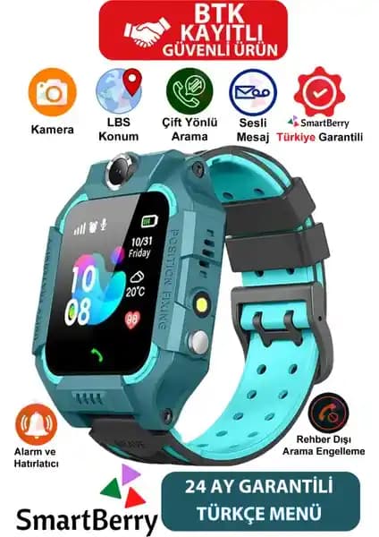 Çocuk Akıllı Saatleri Karşılaştırması: SmartBerry Z2 ve TCL MT40XP Özellikleri