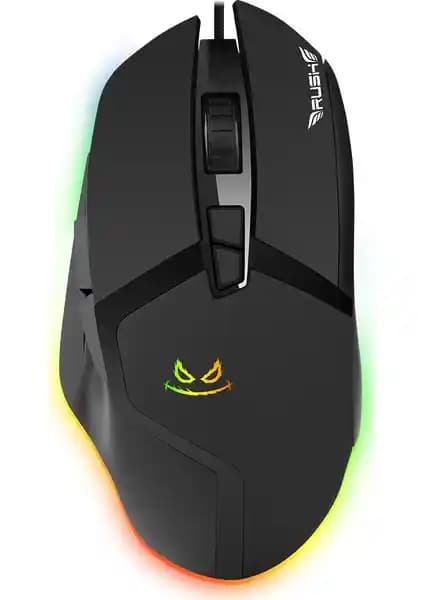 Rush Poison RM82 10000 DPI RGB Oyuncu Mouse ile Üst Düzey Performans ve Özelleştirme