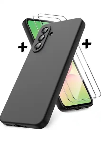 Samsung Galaxy A26 için dayanıklı kılıf ve ekran koruyucu seti şık tasarım ve üstün koruma sağlar