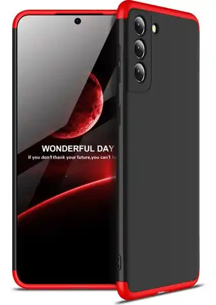 Samsung Galaxy S21 için 3 Parçalı 360 Derece Koruma Kılıfı Güçlü ve Şık Tasarım