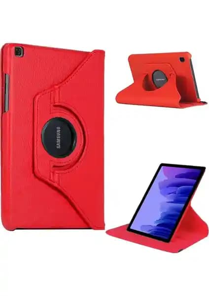 Samsung Galaxy Tab A7 için dayanıklı ve şık döner standlı suni deri kılıf incelemesi
