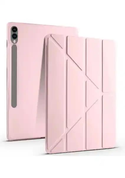 Samsung Galaxy Tab S9 FE Plus için dayanıklı ve fonksiyonel silikon kılıf detaylı incelemesi