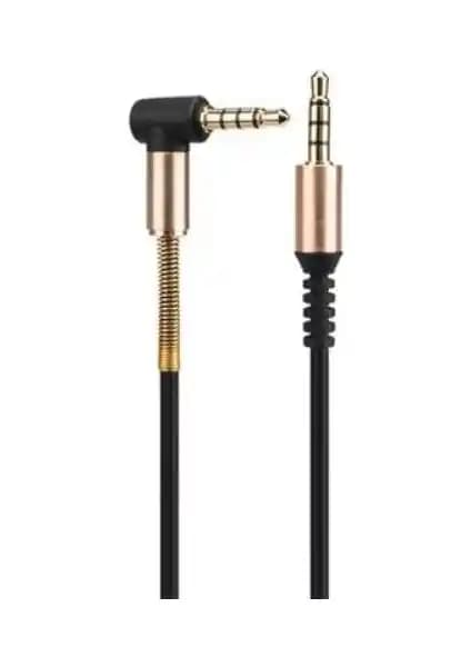Sunix Metal Koruma Aux Ses Aktarma Kablosu 1 Metre Uzunlukta Güvenilir Ses Bağlantısı