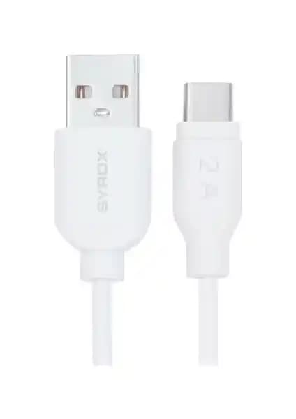 Syrox Type-C Veri ve Şarj Kablosu Günlük Kullanım İçin Güvenilir Çözüm
