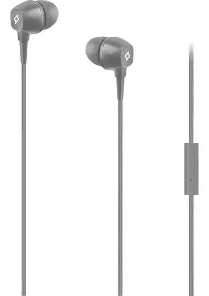 Ttec Pop Mikrofonlu Kulakiçi Kulaklık Gri Renkli, Ergonomik ve Yüksek Ses Kalitesiyle