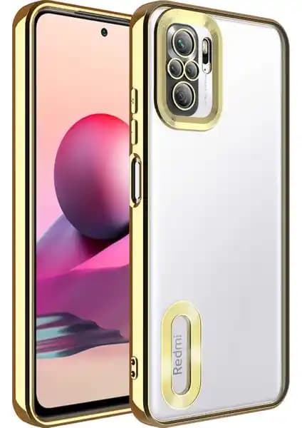 Xiaomi Redmi Note 10 ve 10s için şeffaf ve şık Omega Kapak koruma kılıfı