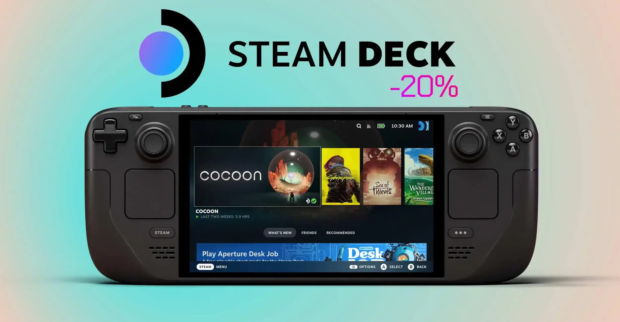 Steam Deck: 319 Dolar Fiyatıyla Çok Yönlü Taşınabilir Oyun ve Çalışma Cihazı
