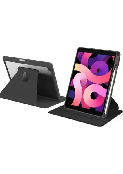 Apple iPad 10.2 2021 için fonksiyonel ve şık dönen standlı kılıf seçimi