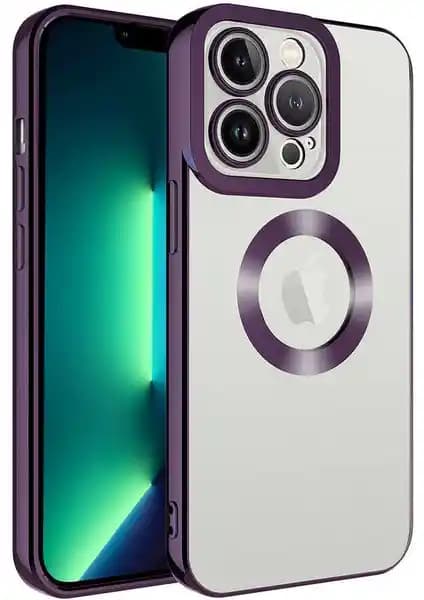 Apple iPhone 11 Pro Max için Şeffaf ve Renkli TPU Malzemeden Dayanıklı Kılıf