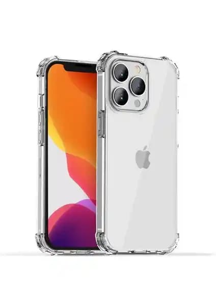 Apple iPhone 14 Pro için Köşe Korumalı Airbag Silikon Kılıfı Güncel ve Dayanıklı Tasarım