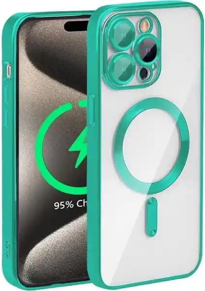 Apple iPhone 15 Pro için şeffaf silikon kılıf şıklık ve yüksek koruma sağlar