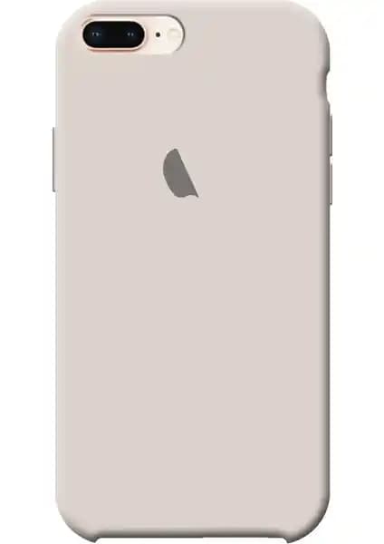 Apple iPhone 7 Plus ve 8 Plus İçin Kadife Silikon Kılıfı Şık ve Koruyucu Tasarım