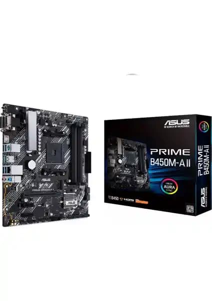 ASUS Prime B450M-A II Anakart: Yüksek Performans ve Esneklik Sunan Micro ATX Anakart