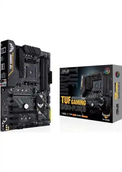 ASUS TUF Gaming B450-Plus II Anakartı: Güçlü ve Dayanıklı Oyun ve İş İstasyonu Anakartı