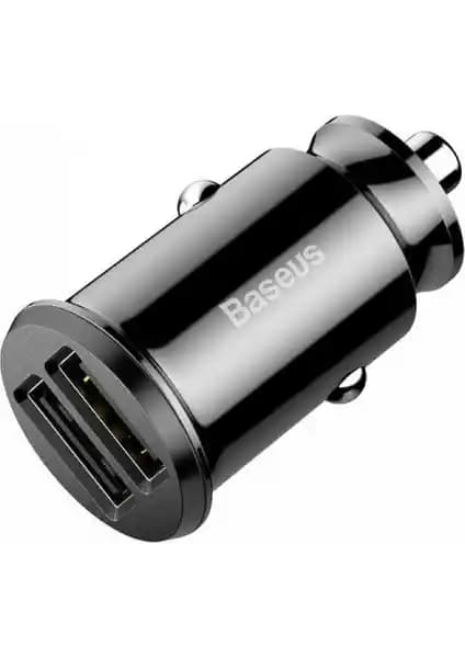 Baseus CCALL-ML01 Mini Dual USB 3.1A Hızlı Araç Şarj Başlığı Siyah
