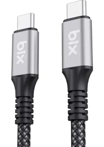 Bix BXCC242 USB4 Thunderbolt 3/4 Uyumlu USB-C Kablo: Yüksek Hız ve Güç Performansı Sunar
