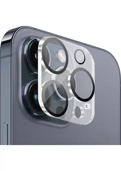 Buff Labs Kamera Lens Koruyucu iPhone 13 Pro Max ve 13 Pro için Yüksek Dayanıklılık