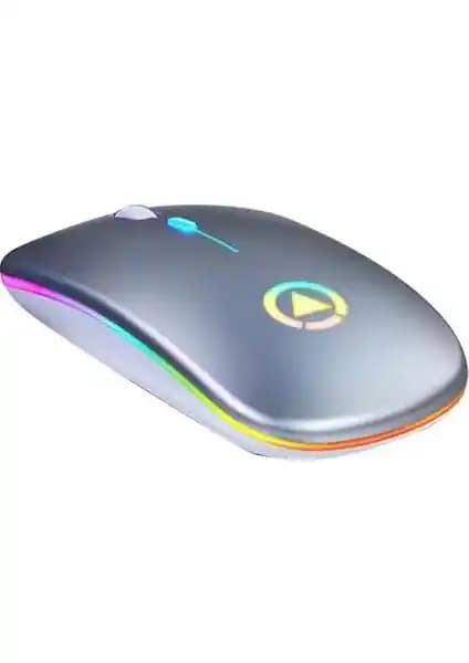 Dailytech Şarj Edilebilir Kablosuz LED Işıklı Sessiz Optik Mouse İncelemesi ve Özellikleri