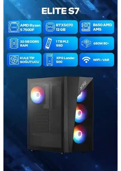 Game Garaj Elite S7: Yüksek Performanslı Oyun ve Profesyonel Kullanım Bilgisayarı