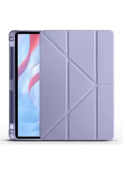 Huawei Honor X8 Pro için Çok Fonksiyonlu Trifolding Kılıf ve Kalem Bölmeli Koruma Çözümü