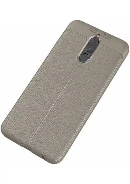 Huawei Mate 10 Lite İçin Şık ve Dayanıklı Rugan Armor Deri Görünümlü Kılıf