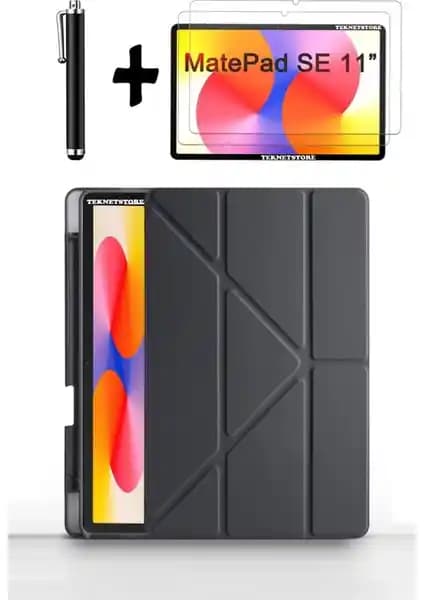 Huawei MatePad SE 11'' 2024 Uyumlu Kılıf ve Ekran Koruyucu Seti ile Üstün Koruma