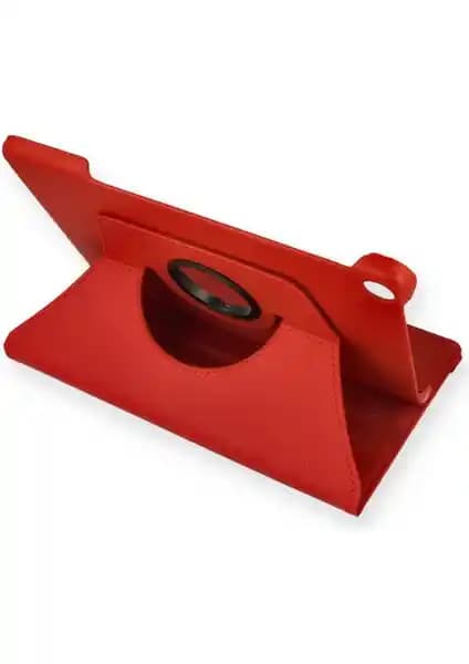 Huawei MatePad T10S İçin Şık ve Koruyucu Kırmızı Deri Kapaklı Kılıf Ürünü