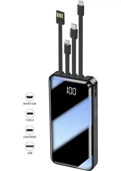 Intouch 20.000 mAh Dijital Göstergeli Powerbank: Uzun Ömürlü ve Pratik Mobil Şarj Çözümü
