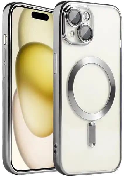 iPhone 15 için Dexmon şeffaf silikon kılıf yüksek koruma ve şıklık sunar