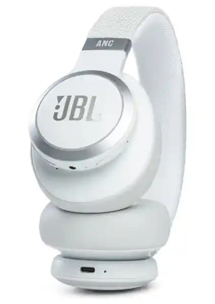 JBL Live 660 BTNC Beyaz Kablosuz Kulaklık Yüksek Ses Kalitesi ve Uzun Pil Ömrüyle
