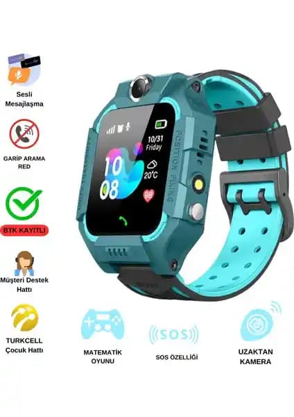 Jetzu Uz 2g Akıllı Çocuk Saati Güvenli ve Kullanıcı Dostu İletişim Cihazı