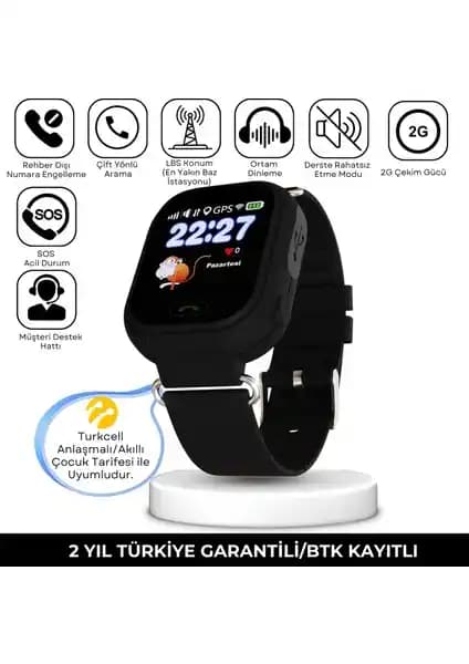 Jetzu Uz 2g Akıllı Çocuk Saati Güvenli ve Kullanışlı Çocuk İletişim Cihazı Özellikleri