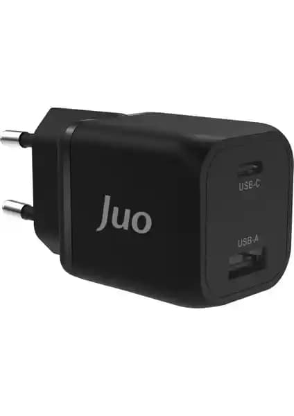 Juo 35W GaN USB-C ve USB-A Hızlı Şarj Cihazı: Kompakt ve Güçlü Taşınabilir Çözüm