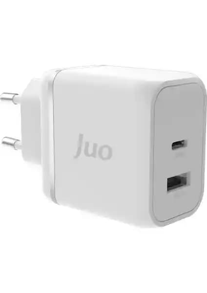 Juo 45W GaN USB-C ve USB-A Çoklu Port Şarj Cihazı Güçlü ve Güvenilir Teknoloji