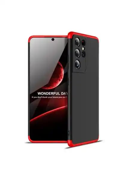 KNY Samsung Galaxy S21 Ultra 3 Parça 360 Ays Kapak: Dayanıklı ve Şık Koruma Çözümü