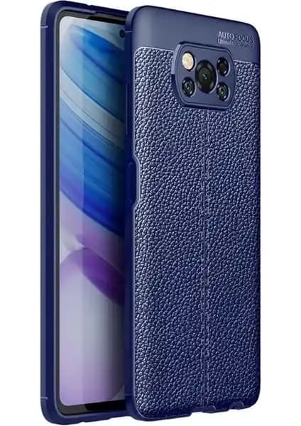 KNY Xiaomi Pocophone X3 NFC Deri Desenli Lux Silikon Kılıf: Şıklık ve Koruma Bir Arada