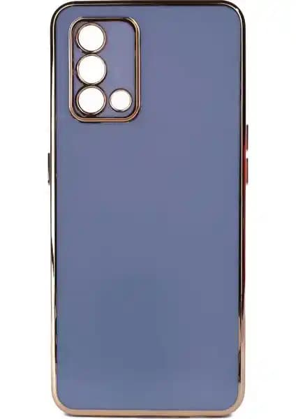 Kvy Oppo A74 Parlak Kenarlı Bark Silikon Kılıfı: Şık ve Dayanıklı Koruma Çözümü