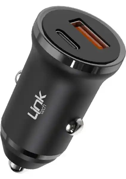 LinkTech C484E 20W PD Type-C ve USB Araç İçi Şarj Adaptörü Güç ve Hızın Mükemmel Buluşması