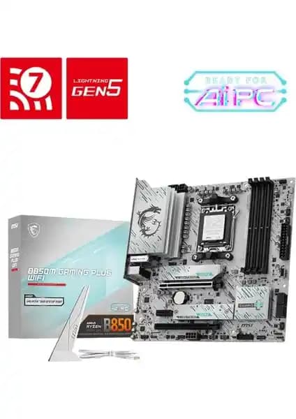 MSI B850M Gaming Plus Wi-Fi Anakartı: Yüksek Performans ve Modern Özellikler