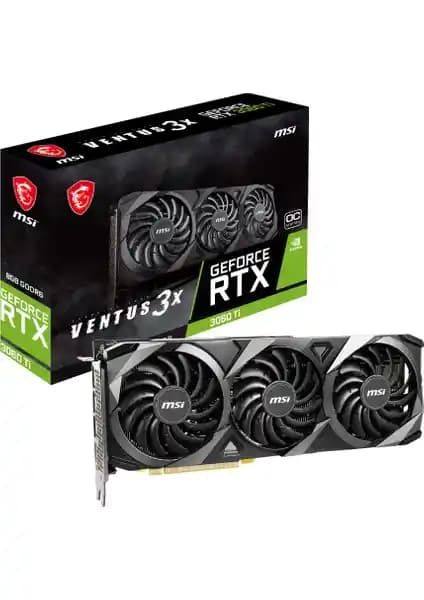 MSI GeForce RTX 3060 Ti Ventus 3X 8GB GDDR6X Ekran Kartı Performans ve Tasarım Özellikleri
