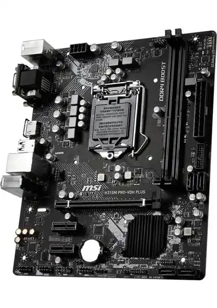 MSI H310M PRO-VDH PLUS Anakart: Güçlü ve Çok Yönlü Orta Seviye Bilgisayar Anakartı