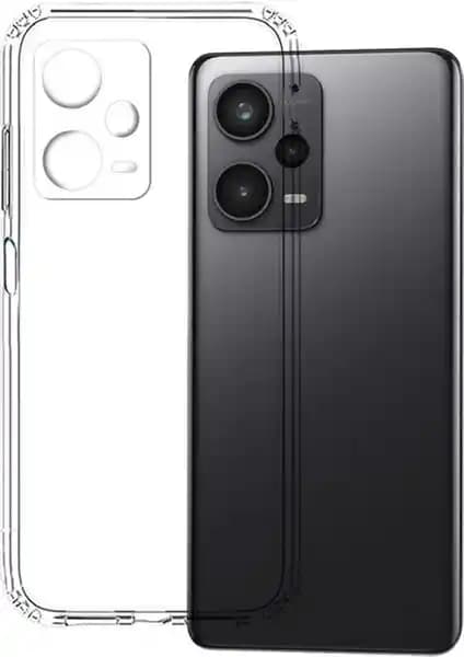 Nettech Xiaomi Redmi Note 12 Pro 5G Uyumlu Şeffaf Silikon Kamera Koruma Kılıfı