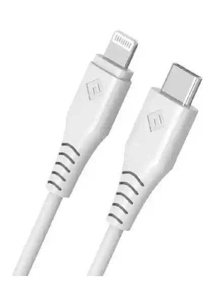 Novoo Type-C iPhone Uyumlu Lightning Hızlı Şarj ve Veri Aktarım Kablosu 1.8m