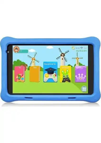 NPO MID8017TB 32GB 8 İnç Mavi Çocuk Tableti Güvenli ve Eğlenceli Dijital Deneyim