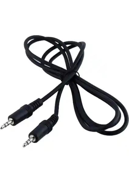 Powermaster Stereo Aux Kablo 3.5 mm 1.5 metre yüksek kaliteli ses aktarımı için uygun bağlantı çözümü