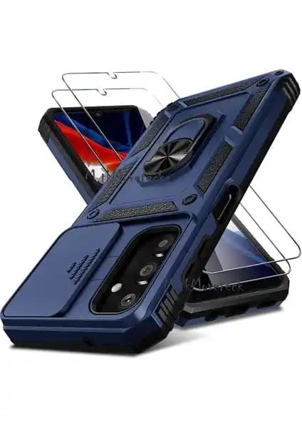 Samsung Galaxy A17 5G için dayanıklı ve şık kılıf ve ekran koruyucu seti