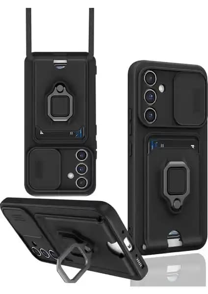 Samsung Galaxy A17 5G İçin Güvenli ve Şık Çok Fonksiyonlu Silikon Kılıf